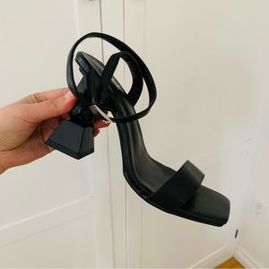 COPY - Black Block Square Heel